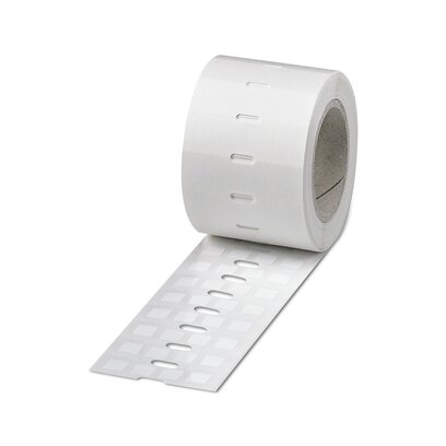 Phoenix Contact White on White Label, 40 mm Width, 8 mm Label Length, 40 mm Label Width