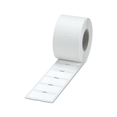 Phoenix Contact White Label, 51 mm Width, 25 mm Label Length, 51 mm Label Width