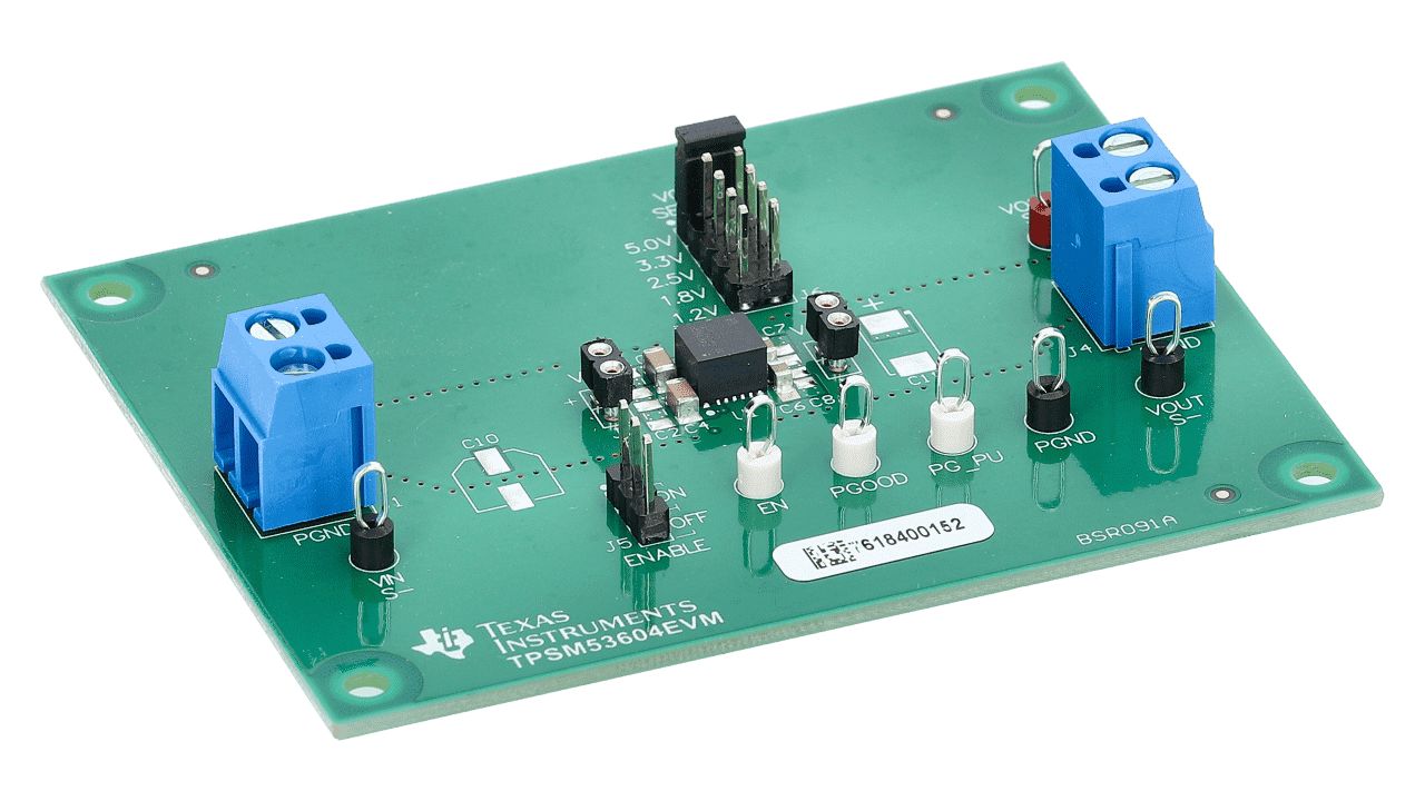 Texas Instruments Power Module Evaluation Board Power Management for TPSM53604 for TPSM53604