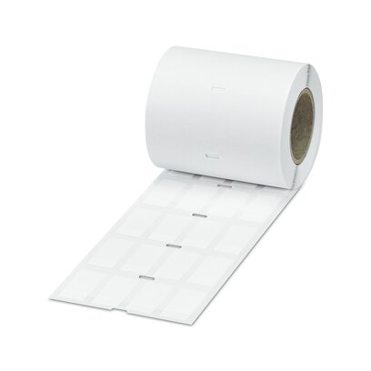 Phoenix Contact White Cable Labels, 17 mm Width, 1500 Per Roll Qty, 35 mm