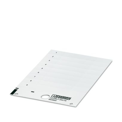 Phoenix Contact White on White Cable Labels, 15 mm Length, 60 mm Width, 14.9 mm Label Length, 59.7 mm Label Width