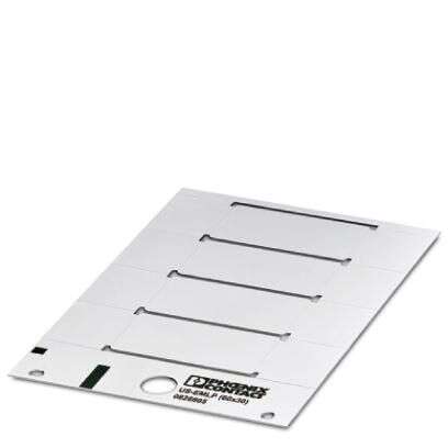Phoenix Contact on White Label, 29.8 mm Length, 60 mm Width, 29.8 mm Label Length, 59.7 mm Label Width