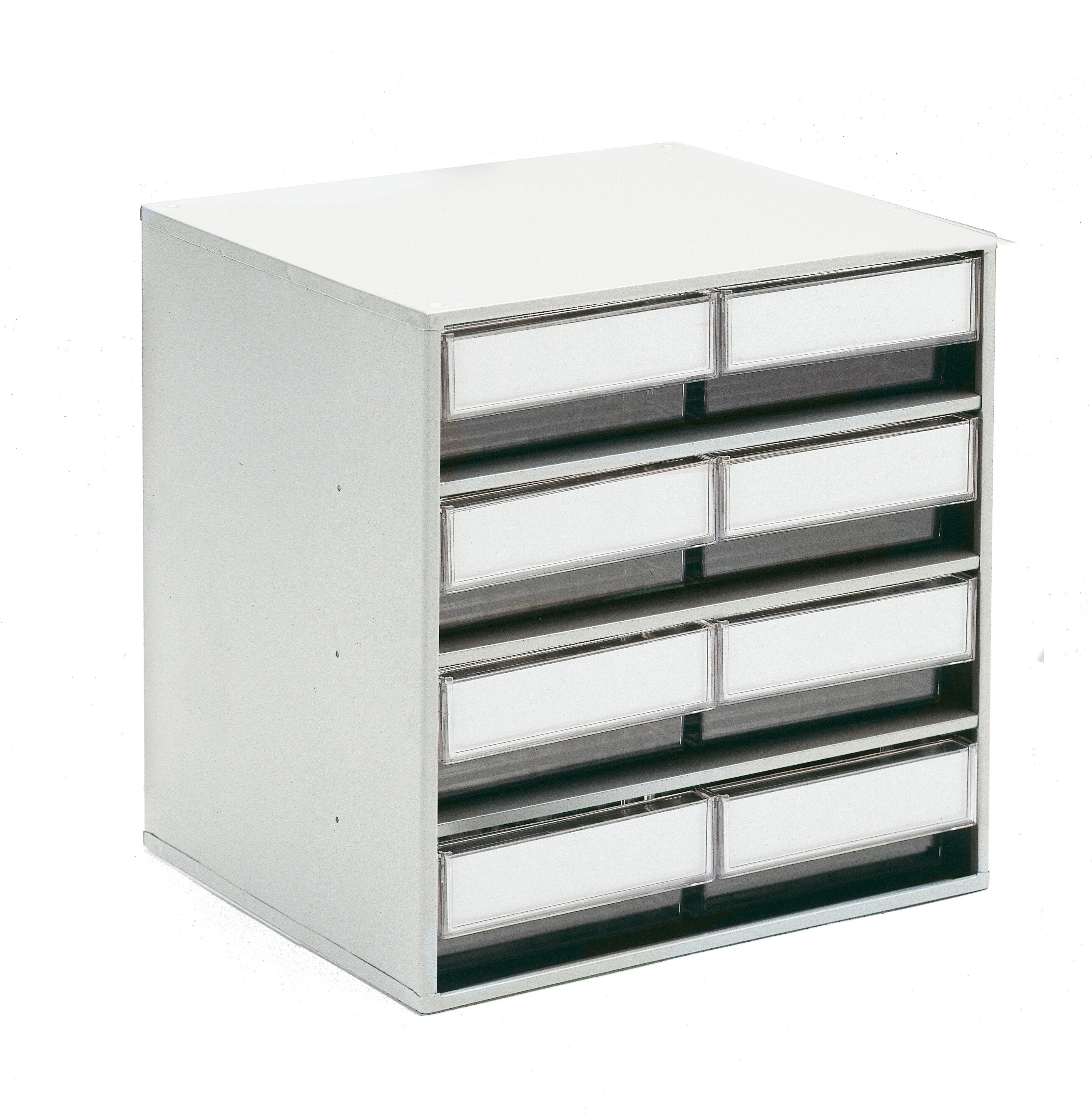 Treston Drawer Storage Unit 8, Plastic, 395 mm x 400mm x 300 mm, Clear