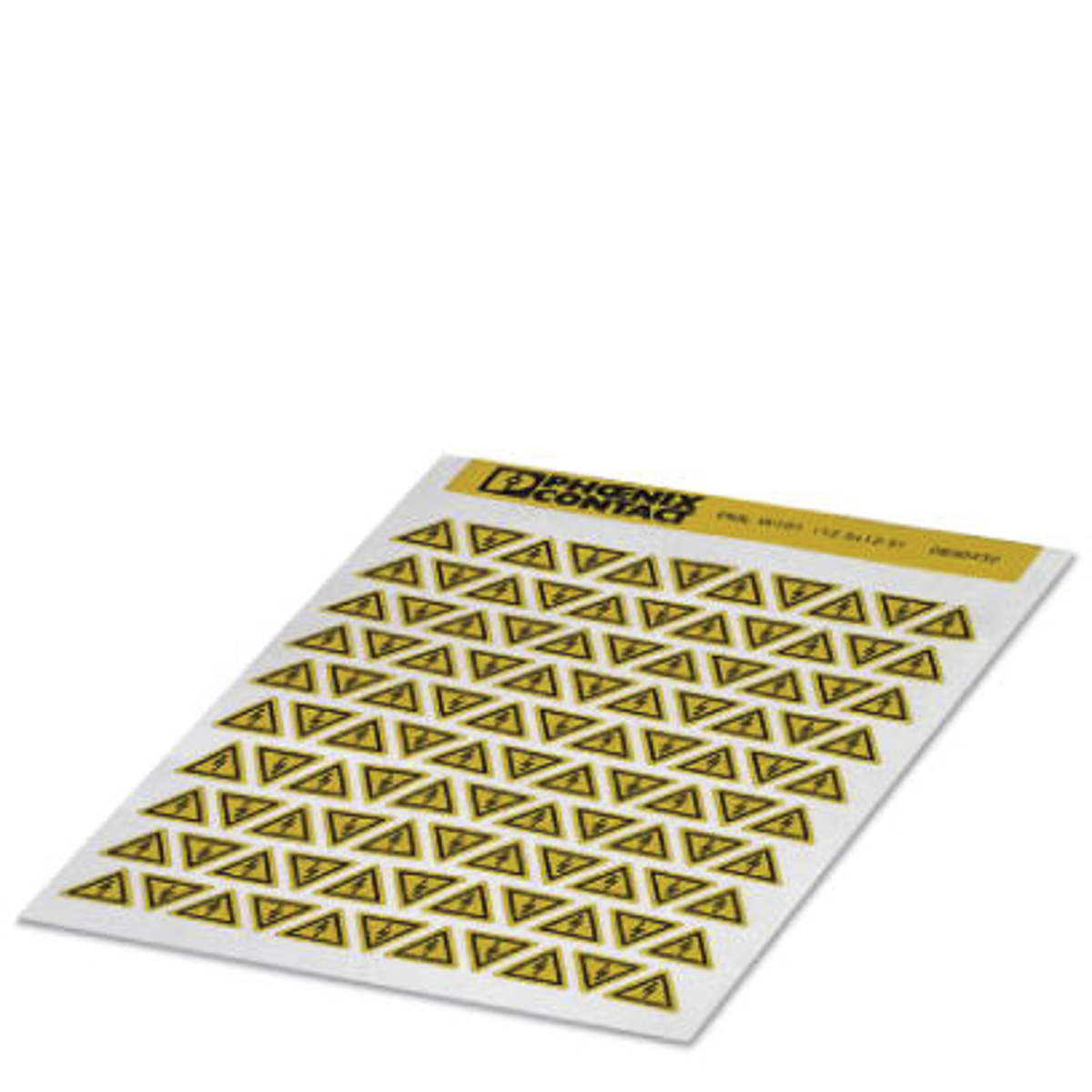 Phoenix Contact Adhesive Pre-Printed Label-Lightning Flash-. Quantity: 110 Per Pack