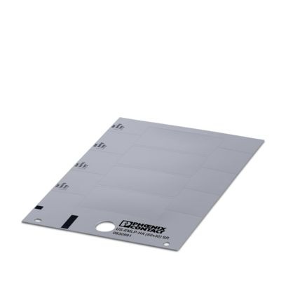 Phoenix Contact Silver on Silver Cable Labels, 30 mm Length, 60 mm Width, 30 mm Label Length, 59.7 mm Label Width