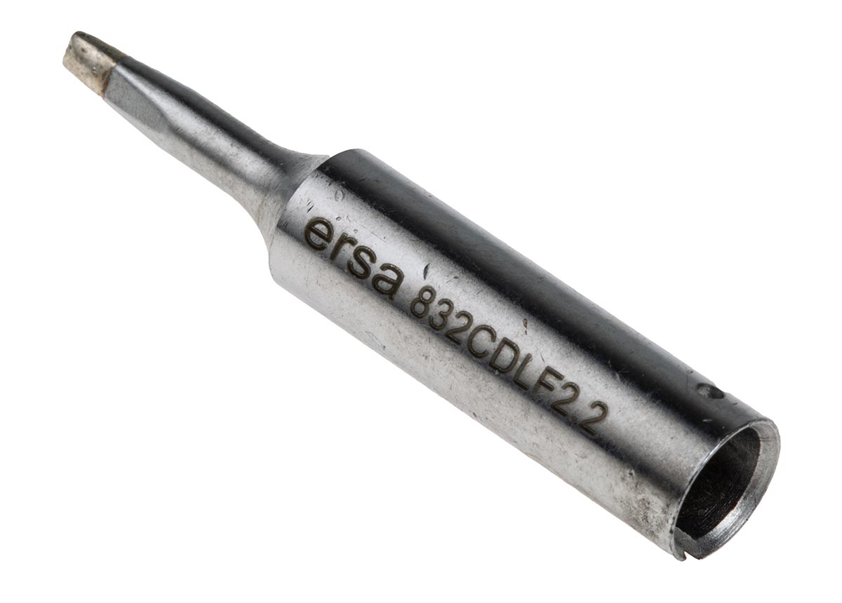Ersa 1 x 2.2 mm Chisel 46 mm Soldering Iron Tip for use with Power Tool