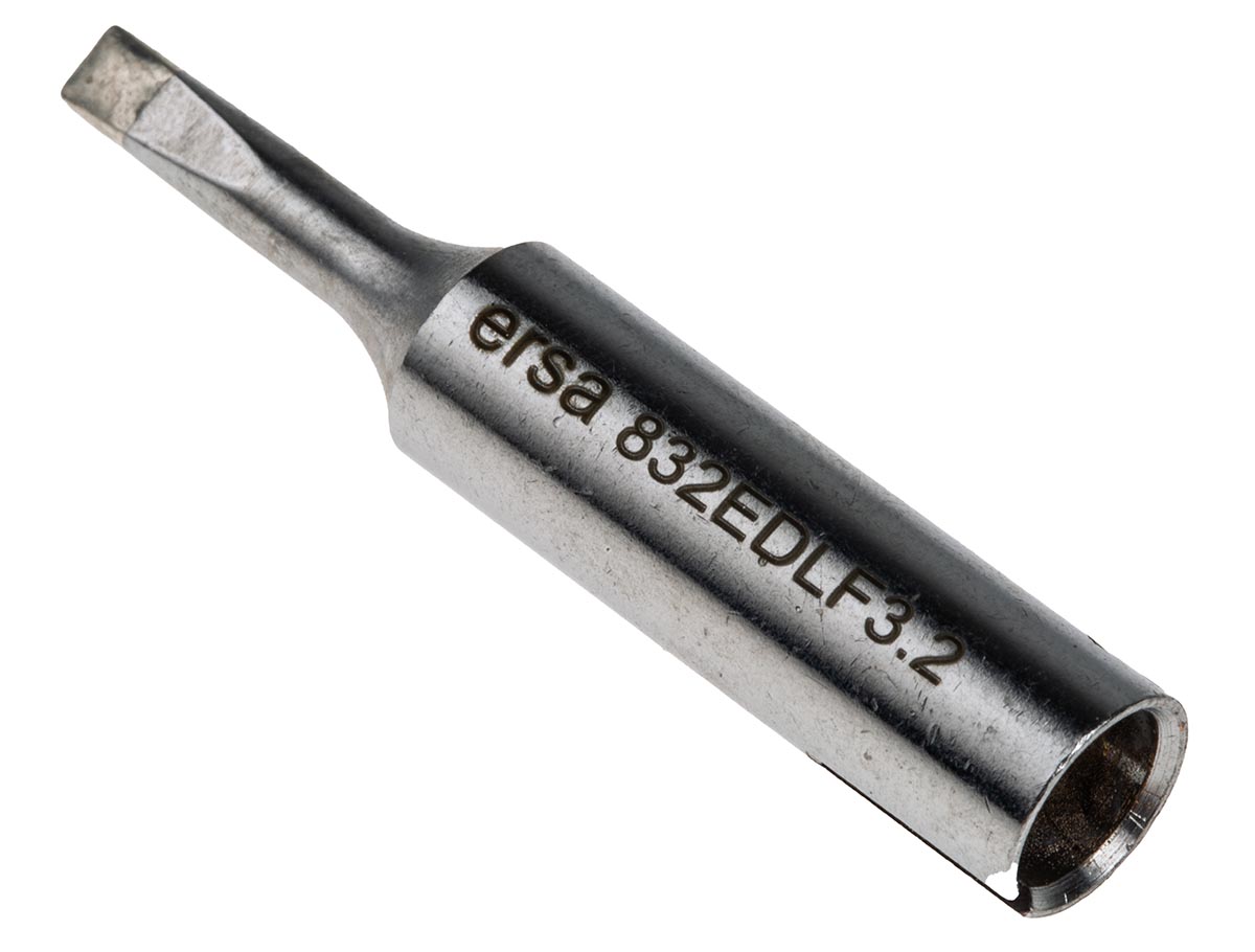 Ersa 3.2 mm Chisel 46 mm Soldering Iron Tip for use with Power Tool