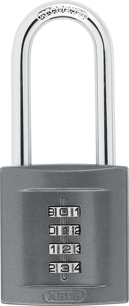 ABUS Combination Padlock Zinc Padlock Weatherproof, 8 mm Shackle, 50 mm Body