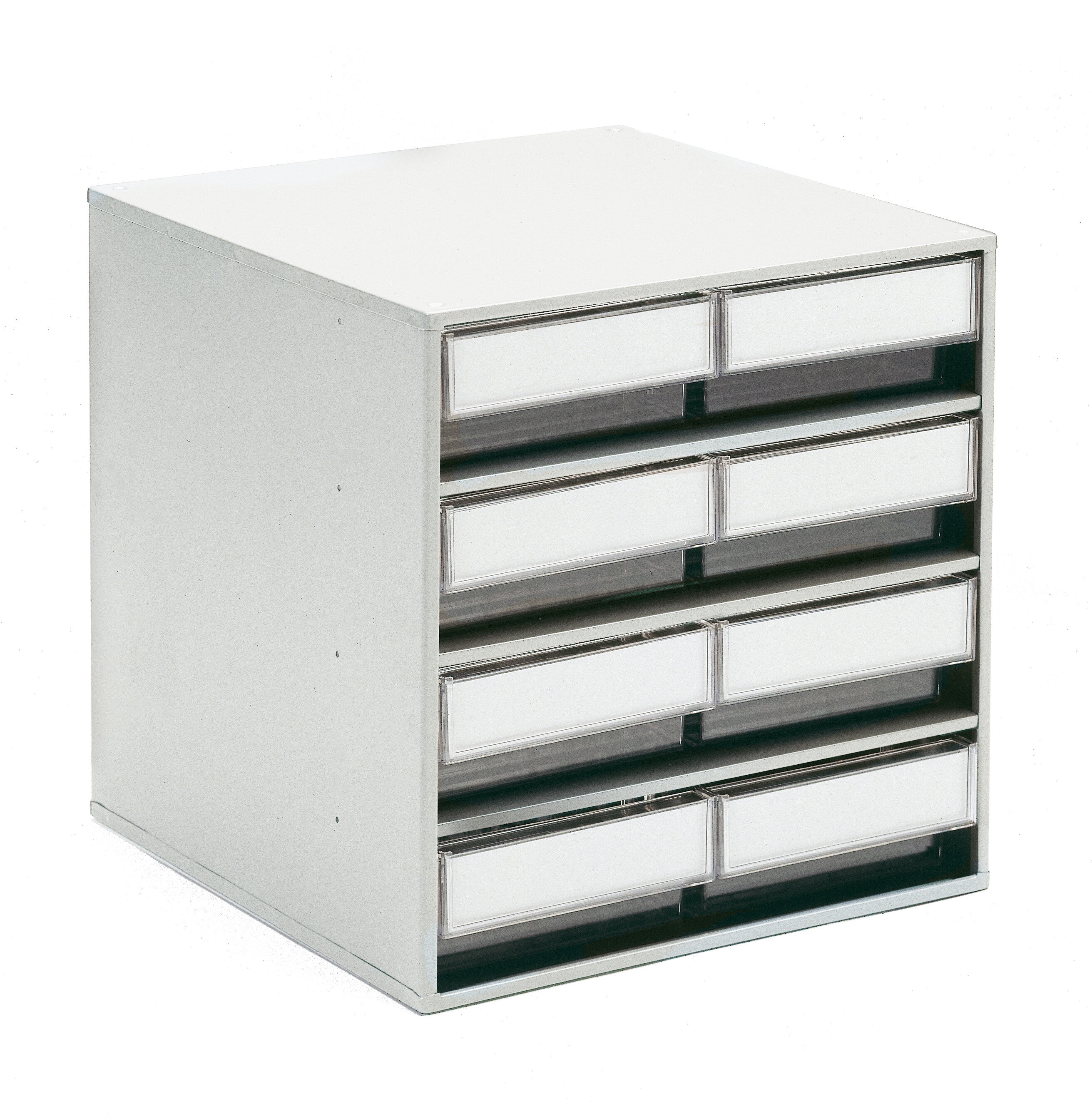 Treston Drawer Storage Unit 8, Plastic, 395 mm x 400mm x 400 mm, Clear