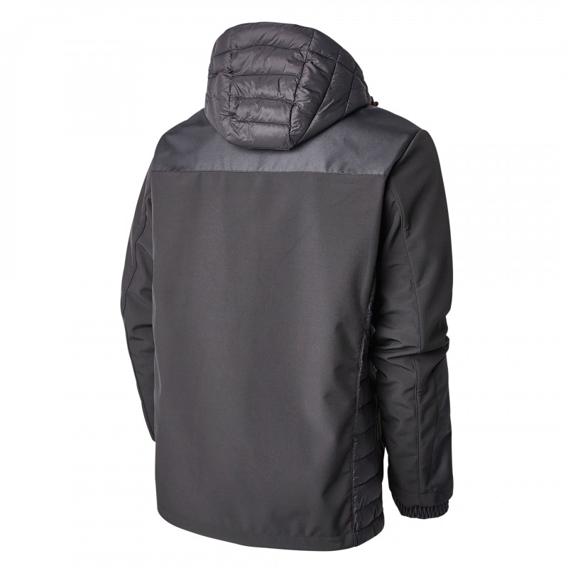0843-9999-279-l MOLINEL Hybrid Black, Orange, Breathable, Cold Resistant, Waterproof, Windproof Softshell Jacket, L 1 EA