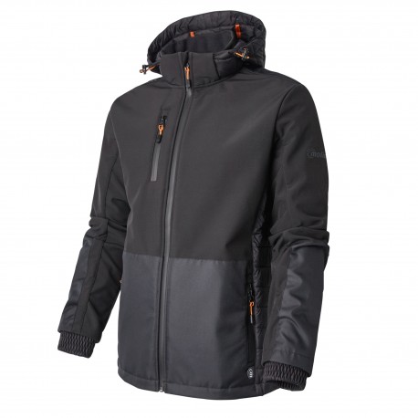 MOLINEL Hybrid Orange, Black, Breathable, Windproof, Waterproof, Cold Resistant Softshell Jacket, S 1 EA