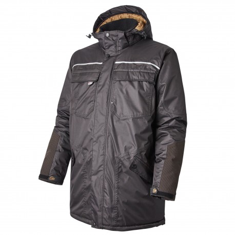 MOLINEL Camel, Black, Breathable Parka Jacket, M 1 EA