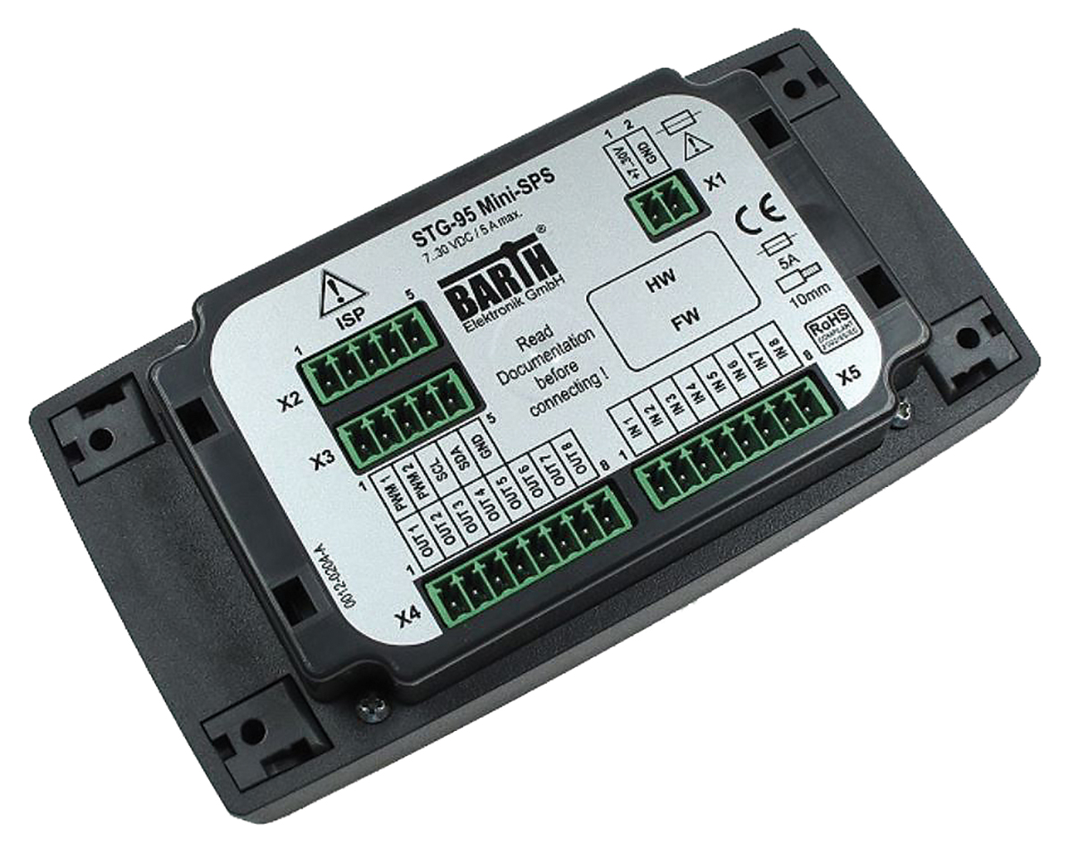 0850-0095 BARTH lococube mini-PLC Series PLC I/O Module, Analogue Output, 8-Input, Analogue Input