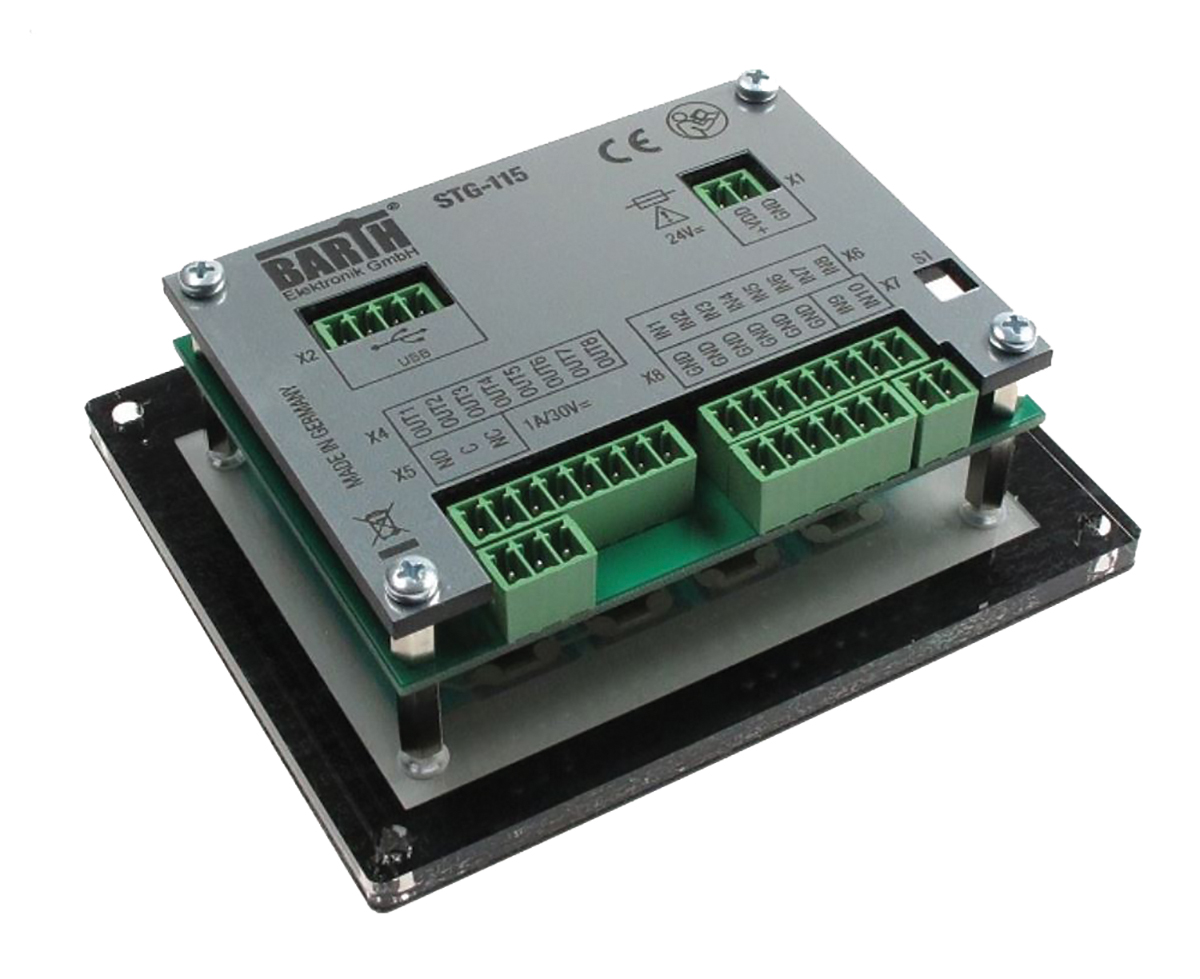 0850-0115 BARTH lococube mini-PLC Series PLC I/O Module, Analogue Output, 8-Input, Digital, Analogue Input