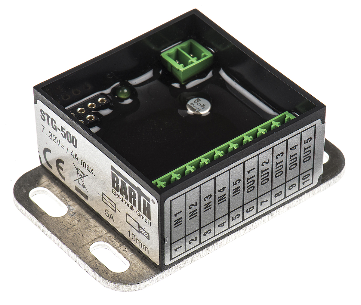 0850-0500 BARTH lococube mini-PLC Series PLC I/O Module, PWM Output, 5-Input, Analogue Input
