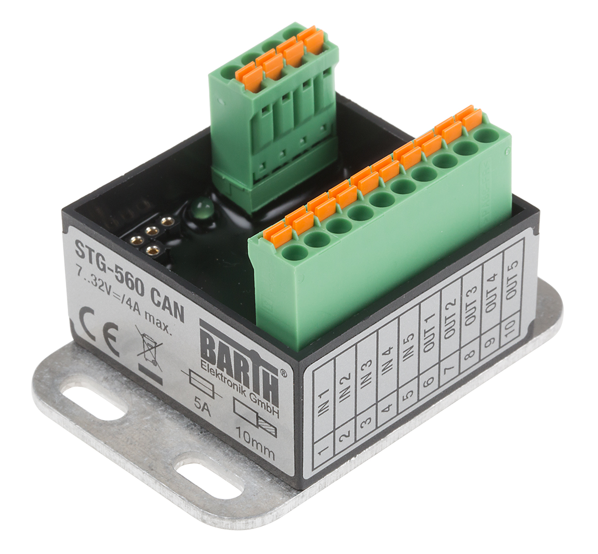 BARTH lococube mini-PLC Series PLC I/O Module, Digital Output, 5-Input, Analogue Input