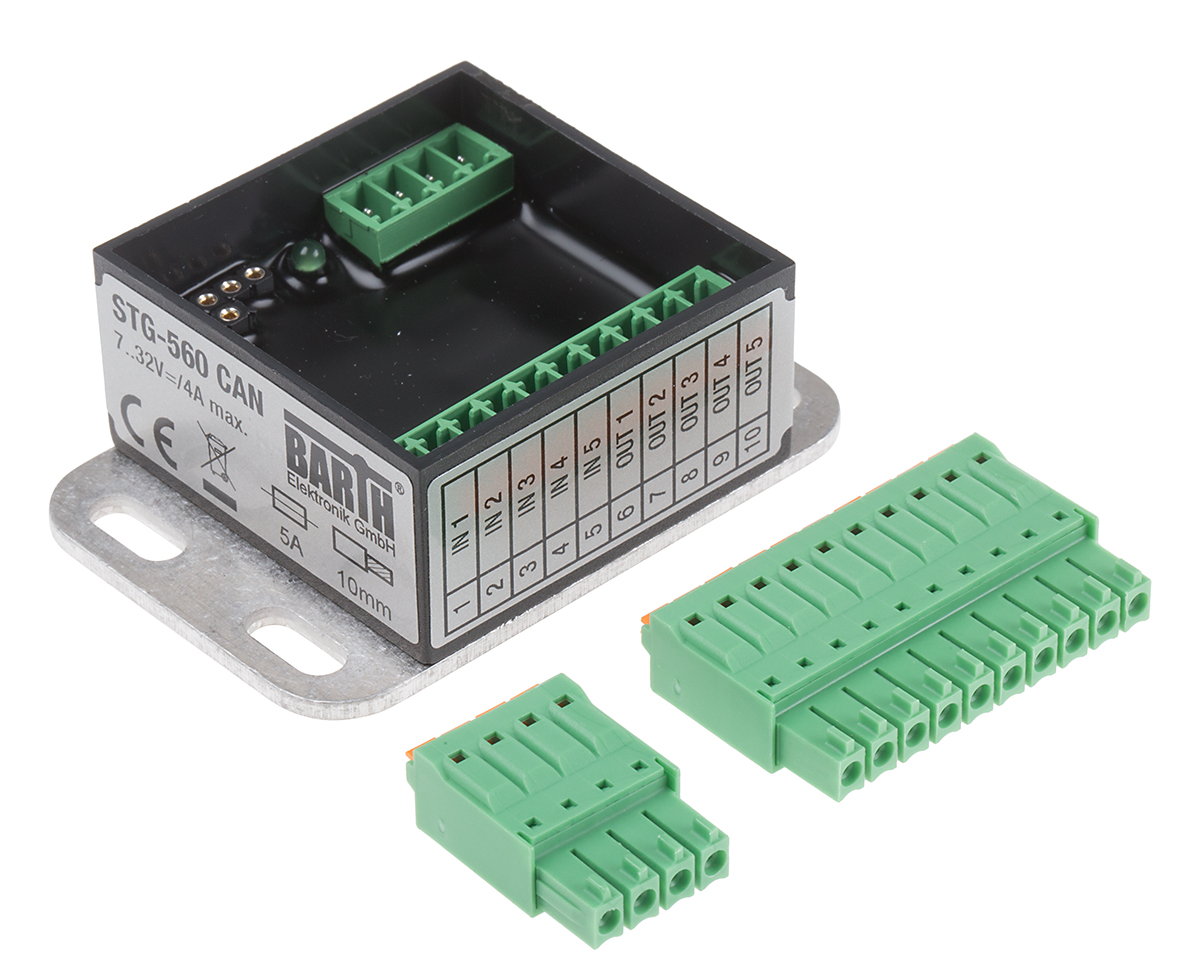 0850-0560 BARTH lococube mini-PLC Series PLC I/O Module, Digital Output, 5-Input, Analogue Input