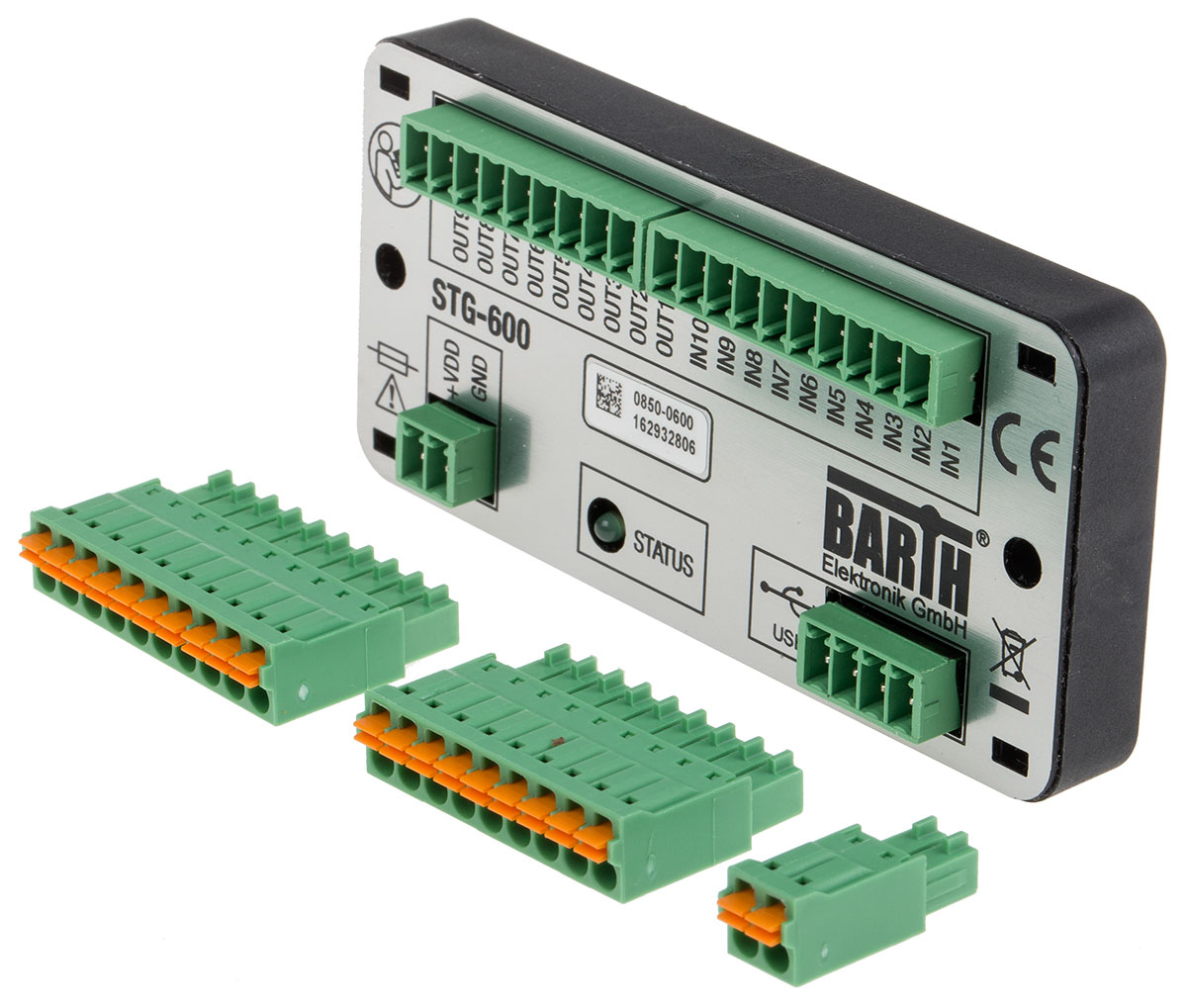 0850-0600 BARTH lococube mini-PLC Series PLC I/O Module, PWM, Solid State Output, 1-Input, Digital, Analogue Input
