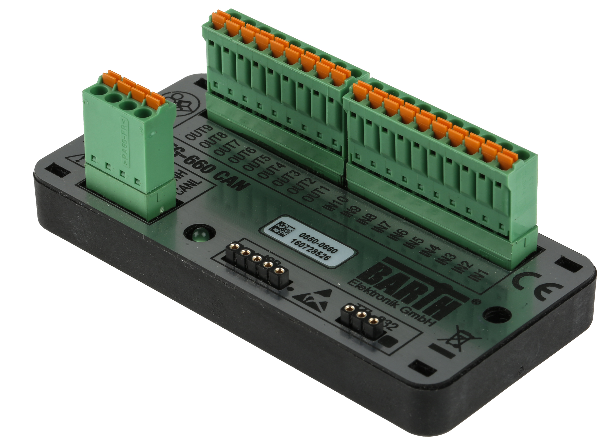 0850-0660 BARTH lococube mini-PLC Series PLC I/O Module, 1-Input, Analogue Input