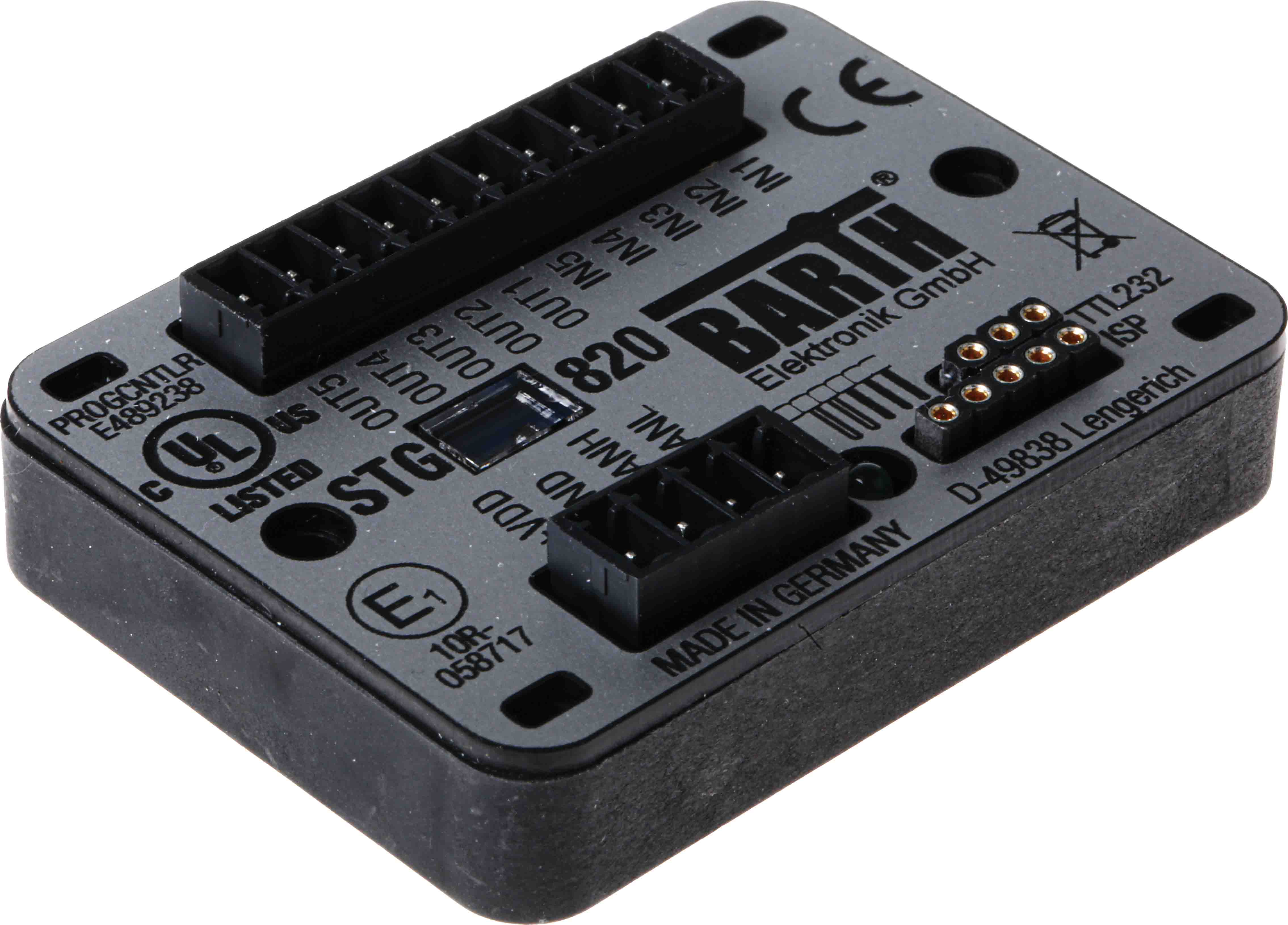 0850-0820 BARTH lococube mini-PLC Series PLC I/O Module, Digital, Solid State, Analogue Output, 3-Input, Analogue Input