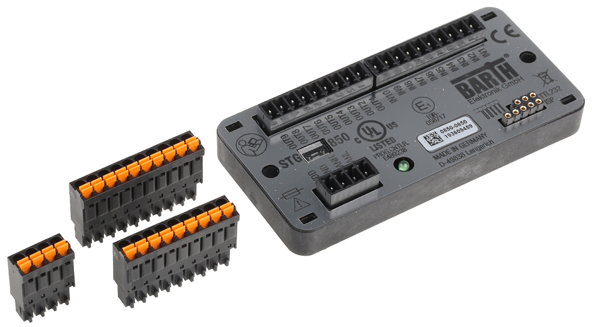 0850-0850 BARTH lococube mini-PLC Series PLC I/O Module, Solid State, PWM Output, 10-Input, Digital, Analogue Input