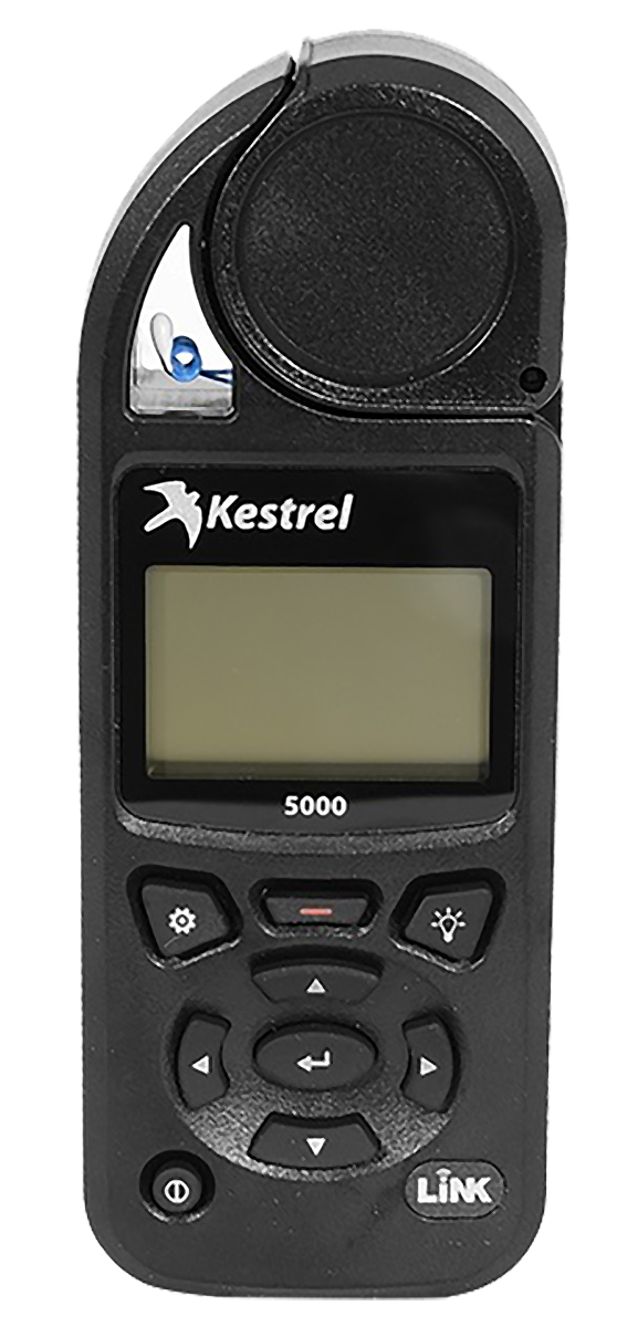 Kestrel 0850LBLK Impeller Anemometer, Measures Density Altitude, Dew Point, Wind Chill, Moisture Content, Evaporation