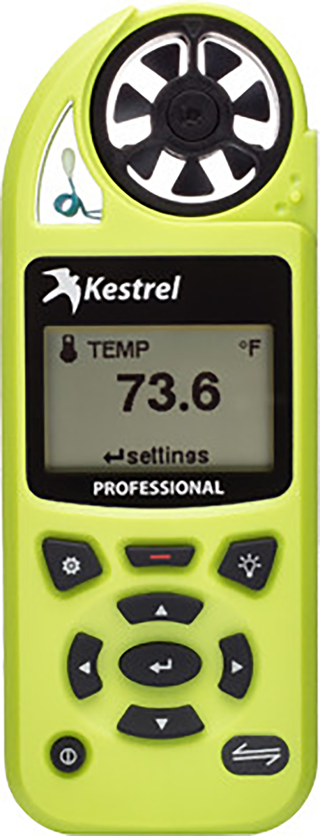Kestrel 0852HVG Impeller Anemometer, Measures Dew Point, Relative Air Density, Air Flow, Evaporation Rate, Tail Wind,