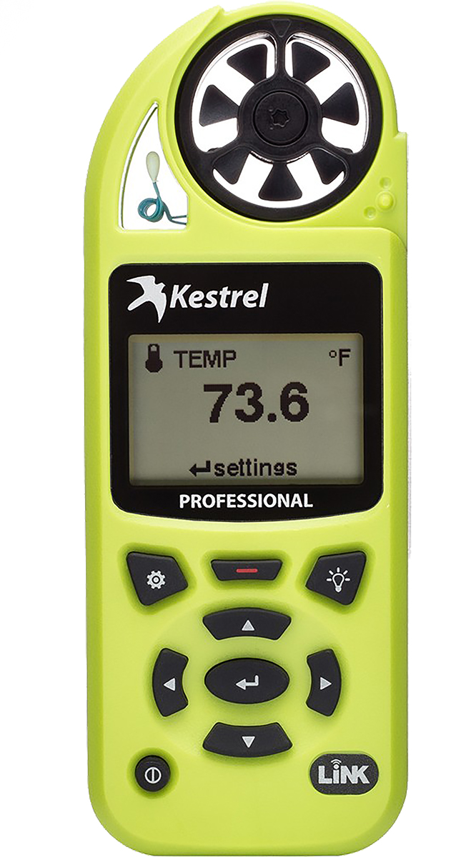 Kestrel 0852LHVG Impeller Anemometer, Measures Dew Point, Heat Index, Density Altitude, Altitude, Density, Wet Bulb