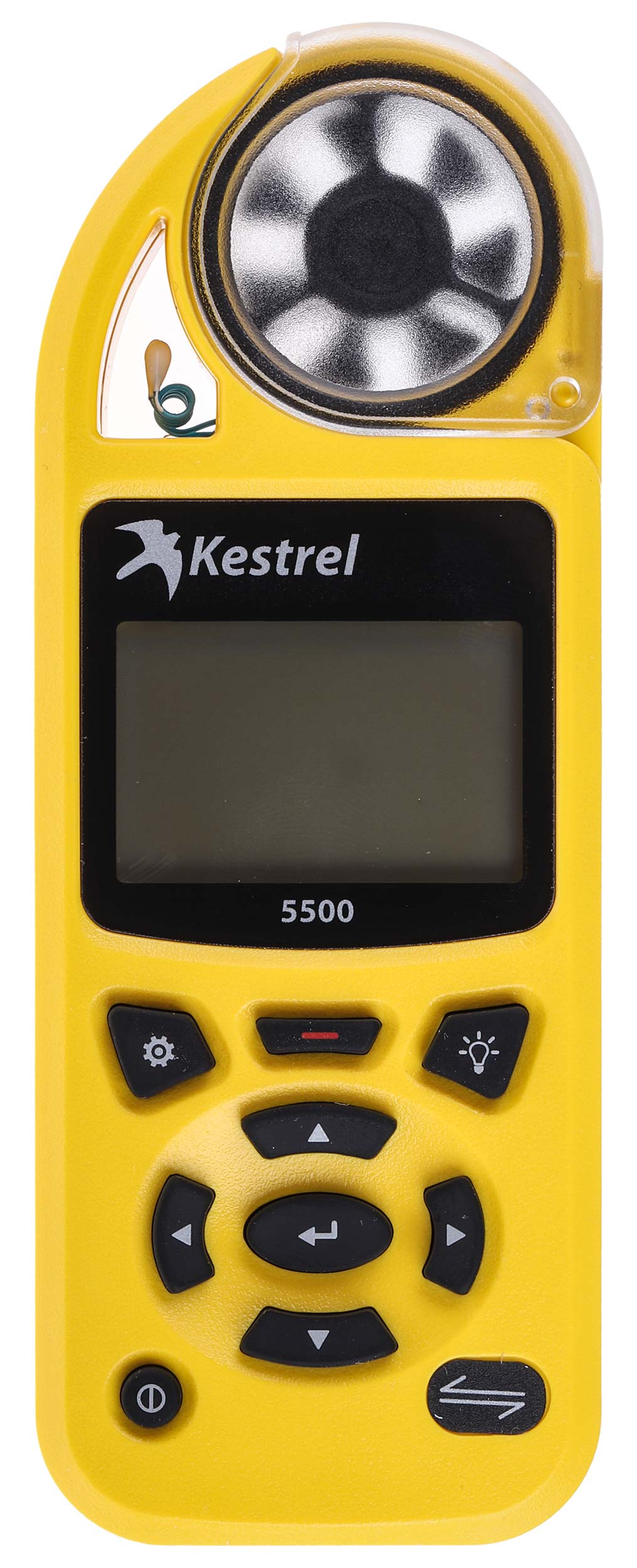 Kestrel 0855YEL Impeller Anemometer, Measures Density, Density Altitude, Dew Point, Heat Index, Wind Chill, Moisture