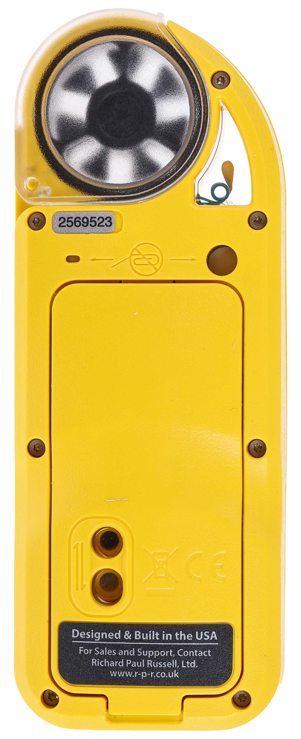 0855yel Kestrel 0855YEL Impeller Anemometer, Measures Density, Density Altitude, Dew Point, Heat Index, Wind Chill, Moisture