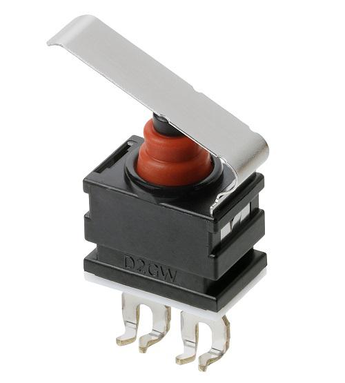 Omron Hinge Lever Subminiature Micro Switch, Quick Connect Terminal, 1 mA, SPST -NC, IP67