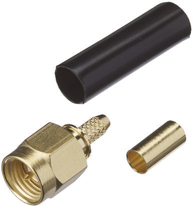 Yuetsu Cable Male SMA, 50 Ω, Straight Body Crimp