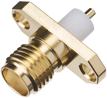 Yuetsu Flange Female SMA, 50 Ω, Straight Body Solder