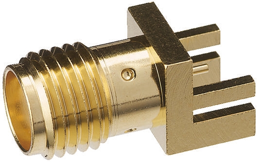 Yuetsu Edge Female SMA, 50 Ω, Straight Body Solder