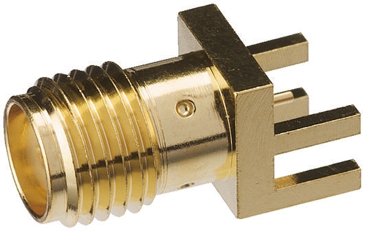 Yuetsu Edge Female SMA, 50 Ω, Straight Body Solder