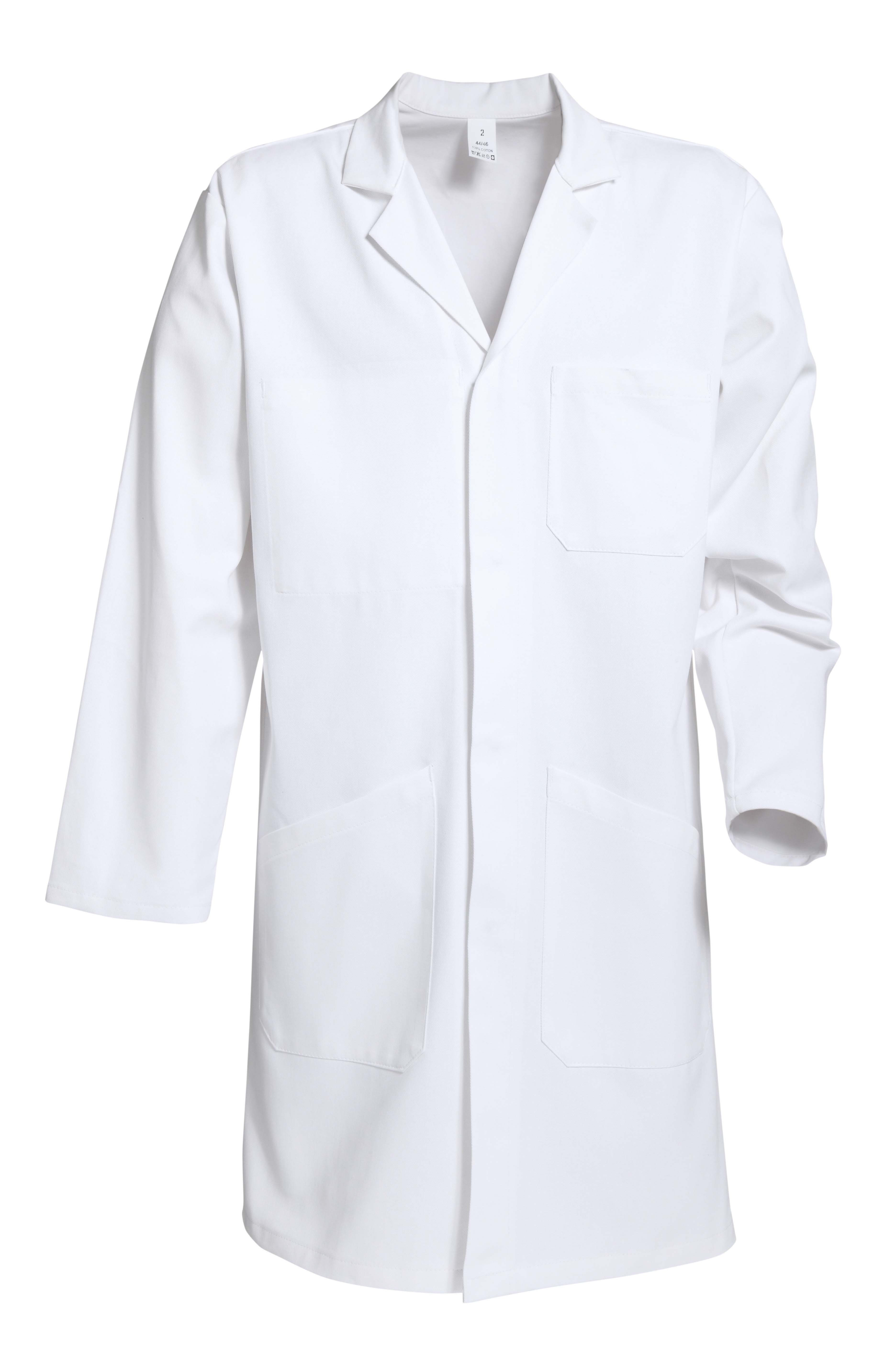 MOLINEL White Unisex  Reusable Lab Coat S