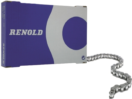 Renold 08B-1 1 Roller Chain, 7.6 m, 16.5 mm, Renold, BS