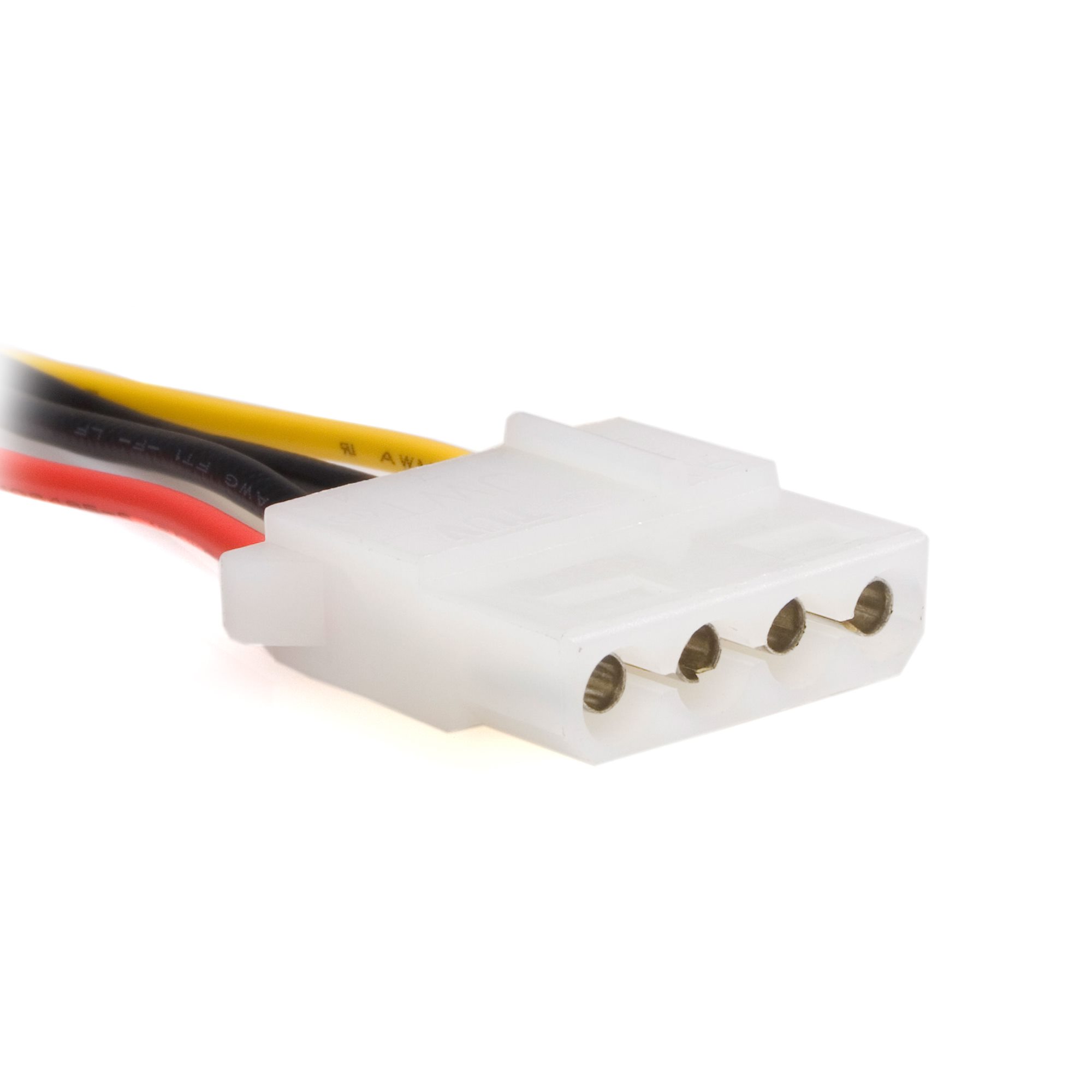 lp4satafm2l StarTech.com Male SATA Power to Female LP4  Cable, 6in