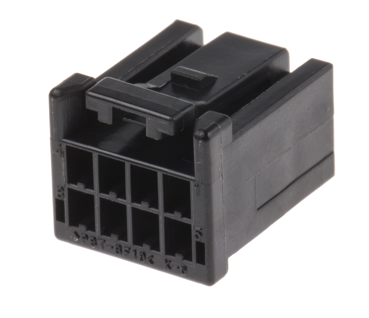 JST, CPT Automotive Connector Female Black Surface Mount 8 Way Crimp Termination 08CPT-B-2A
