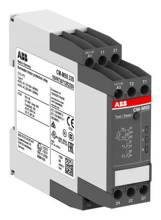 ABB Temperature Monitoring Relay with DPDT Contacts, 1 Phase, 110 → 130 V ac, 220 → 240 V ac