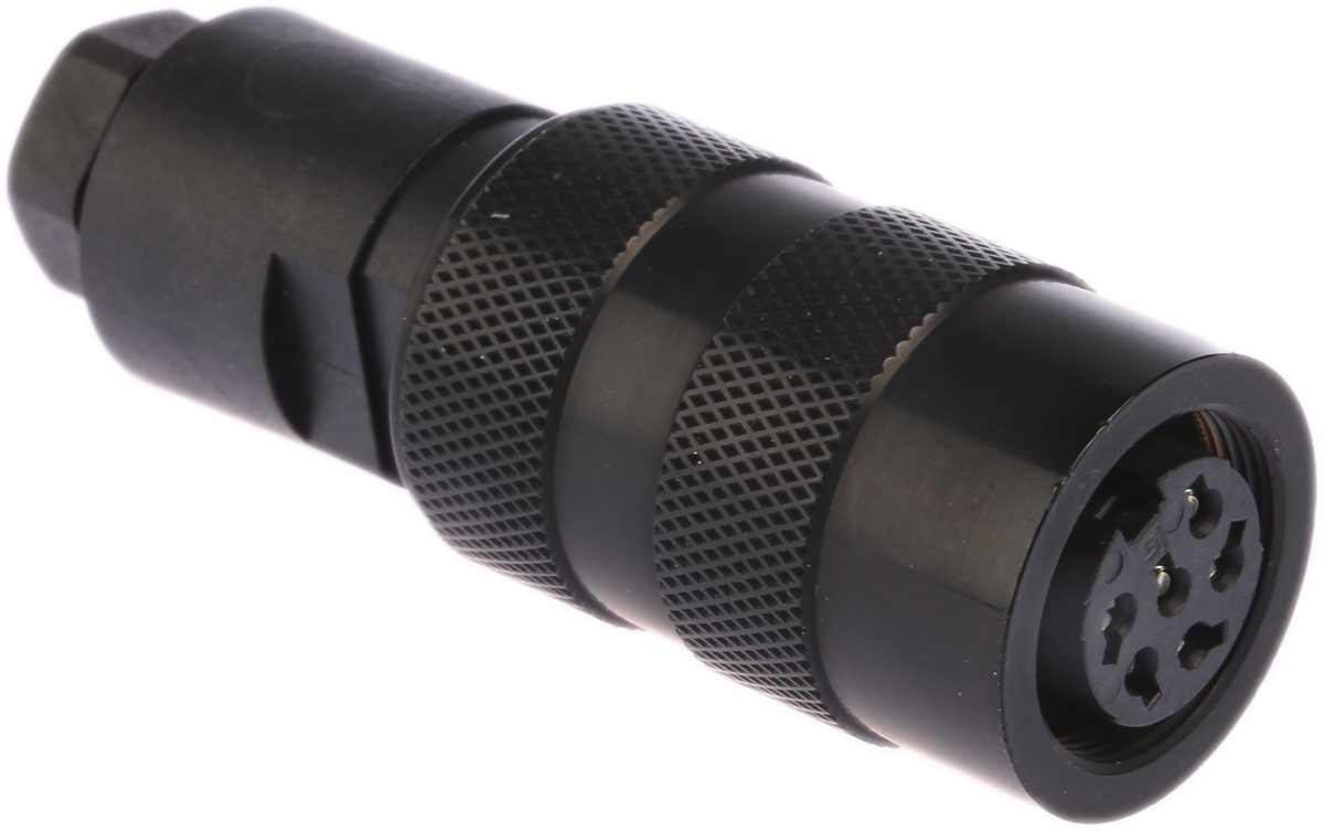 binder Circular Connector, 6 Contacts, Cable, M16 Connector, Plug, Female, IP67, 723 Series