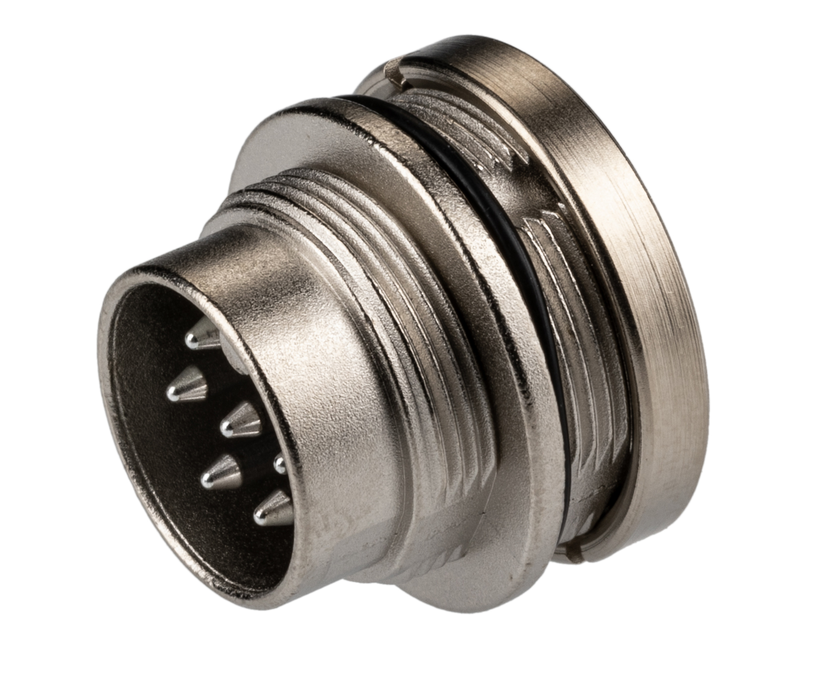 binder Circular Connector, 6 Contacts, Panel Mount, M16 Connector, Plug, Male, IP67, 723 Series