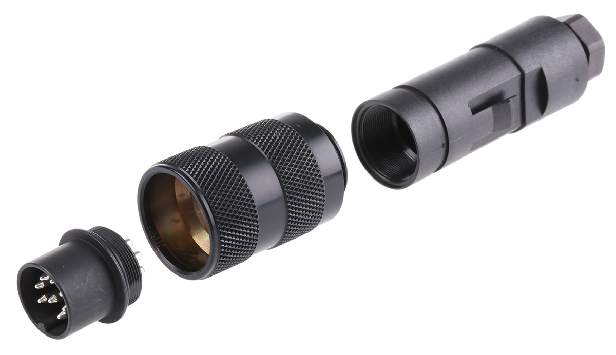 binder Circular Connector, 8 Contacts, Cable, M16 Connector, Socket, Male, IP67, 723 Series