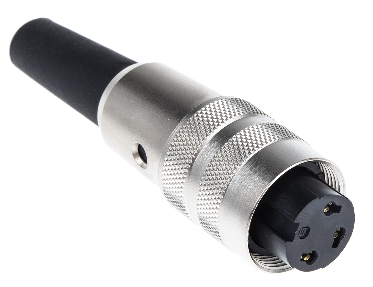 binder Circular Connector, 3 Contacts, Cable, M16 Connector, Socket, Female, IP40, 680 Series