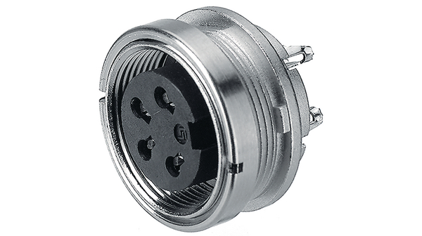 binder Industrial Circular Connector, 3 Contacts, Panel Mount, Socket, Female, IP40, 680 Series
