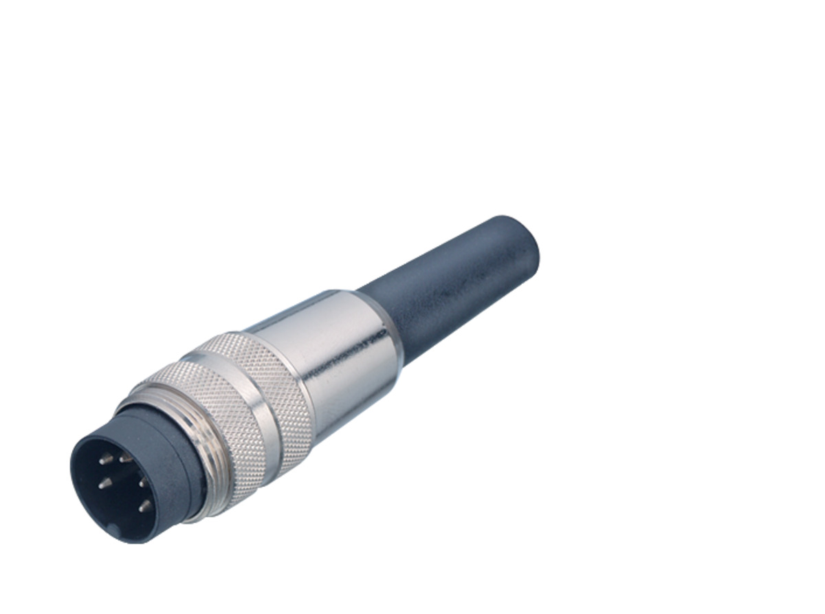 binder Circular Connector, 6 Contacts, Cable, M16 Connector, Socket, Female, IP40, 680 Series