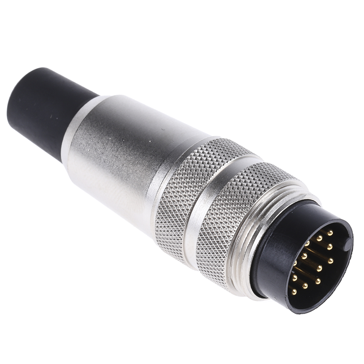 binder Circular Connector, 12 Contacts, Cable, M16 Connector, Plug, Male, IP40, 680 Series