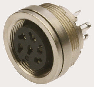 binder Circular Connector, 24 Contacts, Panel Mount, M16 Connector, Socket, Female, IP67, 723 Series