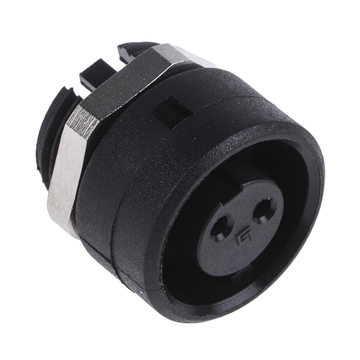 binder Circular Connector, 2 Contacts, Panel Mount, Subminiature Connector, Socket, Female, IP40, 710 Series