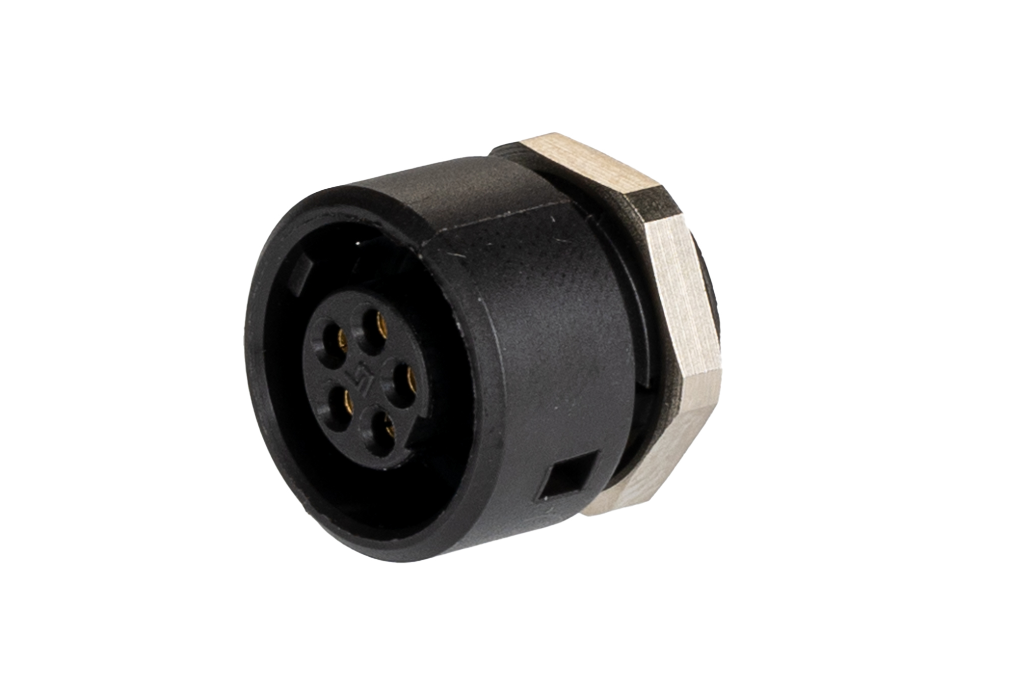 binder Circular Connector, 5 Contacts, Panel Mount, Subminiature Connector, Socket, Female, IP40, 710 Series